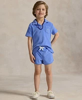 Polo Ralph Lauren Toddler and Little Boys Terry Polo Shirt and Short Set