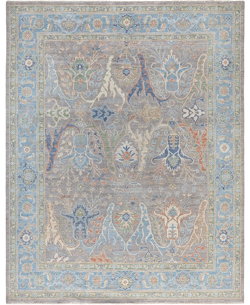 Adorn Hand Woven Rugs Colorful Oushak M1945 7'11''x9'11'' Area Rug