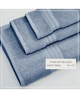 Linery & Co. Quick-Drying Cotton -Piece Bath Towel Set