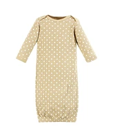 Hudson Baby Girls Thermal Gown 3pk