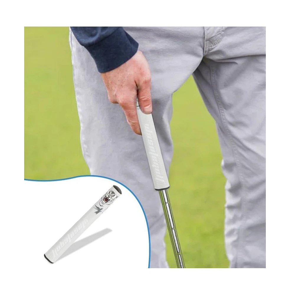 Wosofe Golf Putter Grip Lightweight and Comfortable Advanced Texture Control and High-feedback Golf Putter Grip Stroke Enhancement Soft & Tacky Superi