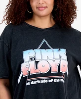 Grayson Threads, The Label Trendy Plus Pink Floyd Cropped Tee