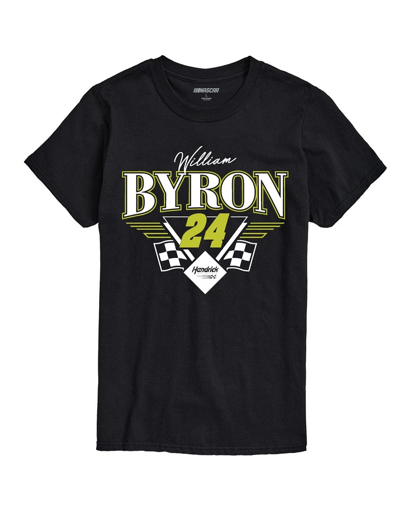 Airwaves Men's Nascar William Byron 24 Short Sleeve T-Shirt