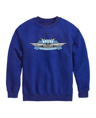 Nascar Big Boys Logo Graphic Crew Fleece Sweatshirt