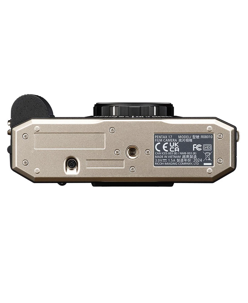 Pentax 17 Half Frame Compact Film Camera, Dark Silver