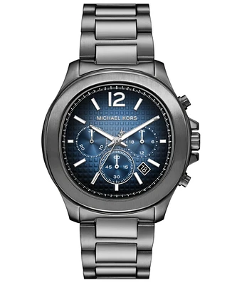 Michael Kors Men's Sage Chronograph Gunmetal Stainless-Steel Watch, 44mm
