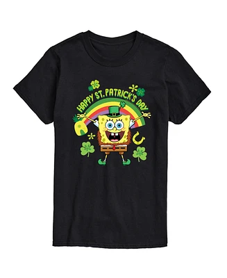 Airwaves Men's SpongeBob SquarePants St Patrick's Day Short Sleeve T-Shirt