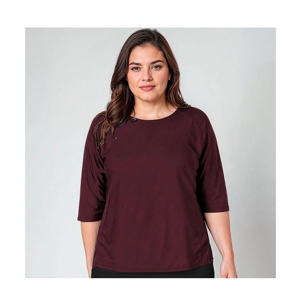 Calypsa Plus Loose Fit Margaux Swim Top
