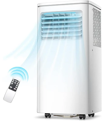 Zafro 8,000 Btu Portable Air Conditioners, Air Conditioner for Room Up to 350 Sq.Ft, 3-in-1 Portable Ac Unit Cool & Dehumidifier & Fan Modes with Remo