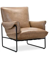 Briannie Leather Accent Chair, Exclusively at Macy's