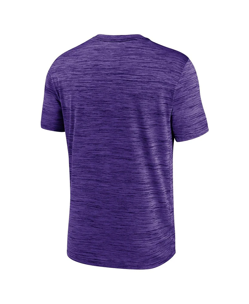 Nike Men's Purple Colorado Rockies Authentic Collection Velocity Performance Practice T-Shirt
