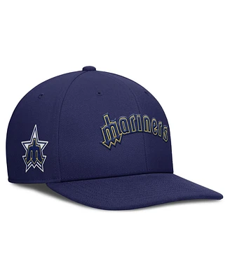 Nike Men's Navy Seattle Mariners Pro Performance Snapback Hat