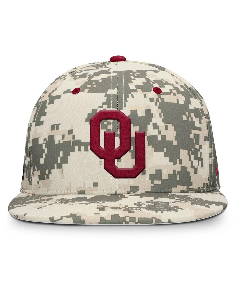 Nike Men's Digital Camo Oklahoma Sooners 2025 Dugout True Performance Fitted Hat