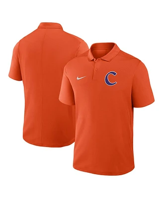 Nike Men's Orange Clemson Tigers Baseball Logo Victory Performance Polo Shirt