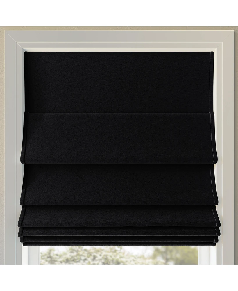 Morin Velvet 100% Blackout Cordless Roman Shade