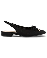 Jones New York Women's Qeemeh Perforated Slingback Flats