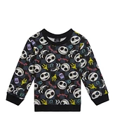 Nightmare Before Christmas Little Boys Disney French Terry Sweatshirt and Shorts