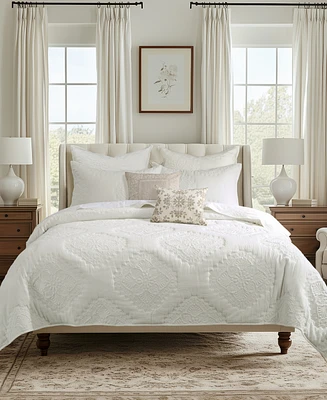 Levtex Muslin Stitch Stitching 3-Pc. Quilt Set, Full/Queen