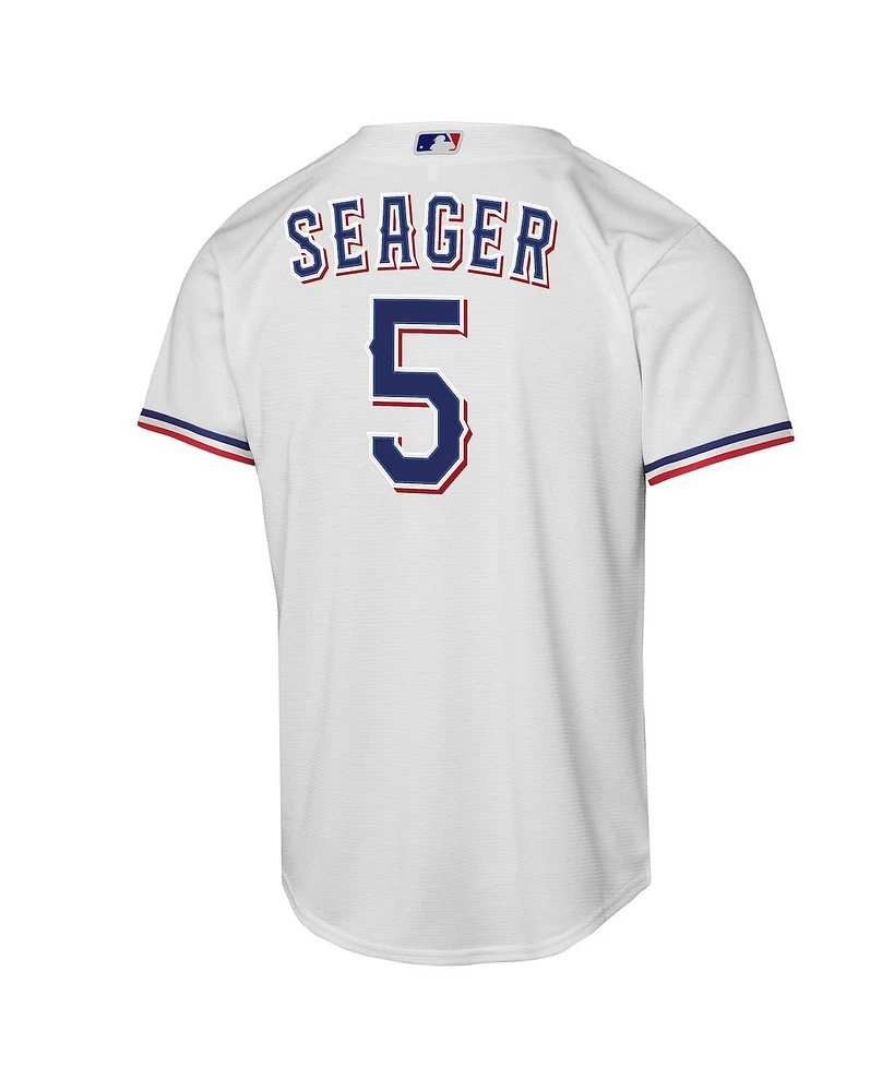 Nike Big Boys and Girls Corey Seager White Texas Rangers Home Replica Player Jersey