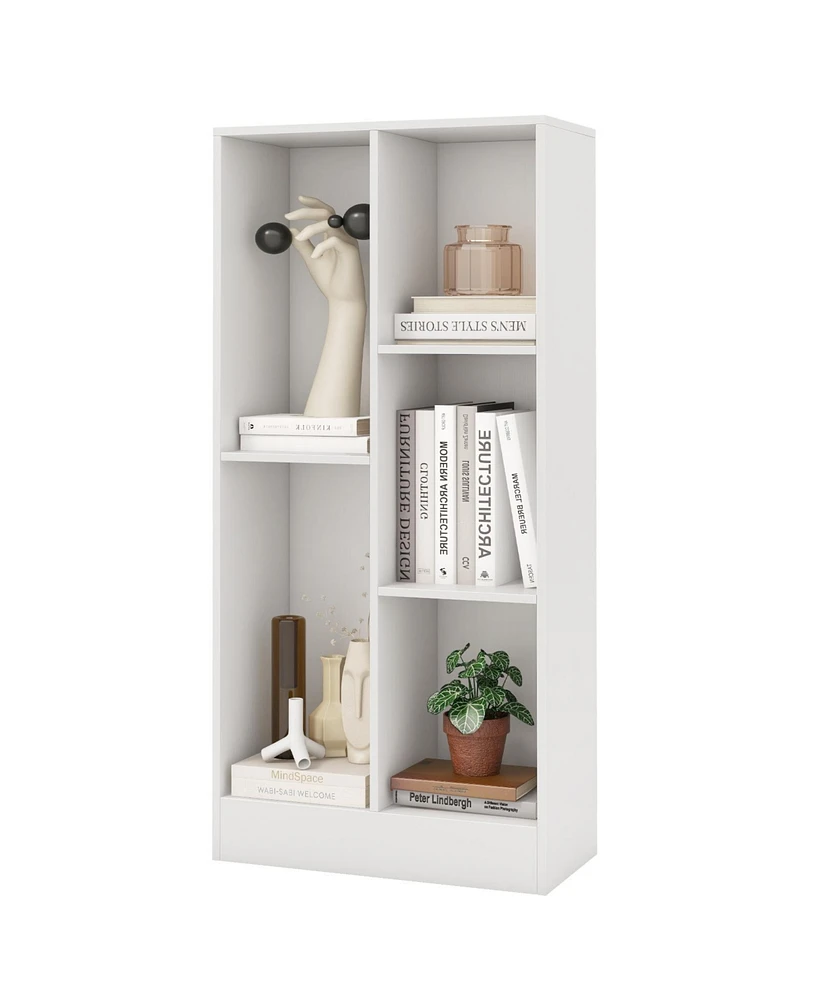 41 Inches 5-Cube Floor Bookcase with 2 Anti-Tipping Kits