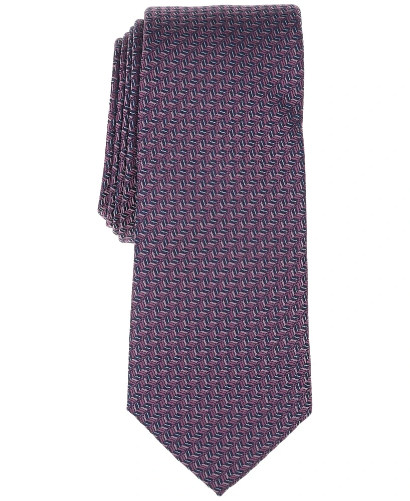 Alfani Men's Derwent Herringbone Tie, Exclusively at Macy's