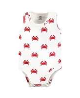 Touched by Nature Baby Boys Organic Cotton Sleeveless Bodysuits