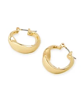 Robert Lee Morris Soho Sculpted Small Hoop Earrings
