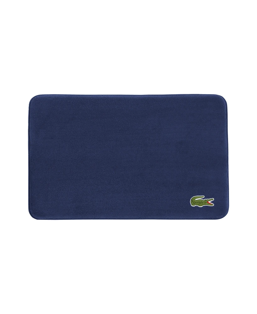 Lacoste Home Crocodile Memory Foam Bath Rug, 19" x 30"