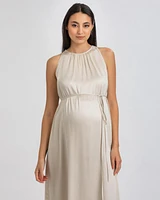 Pietro Brunelli Maternity Maternity Sleeveless Satin-Touch Special Occasions Clarissa Dress