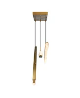Cwi Lighting 21" Metal Saber Integrated Led Chandelier
