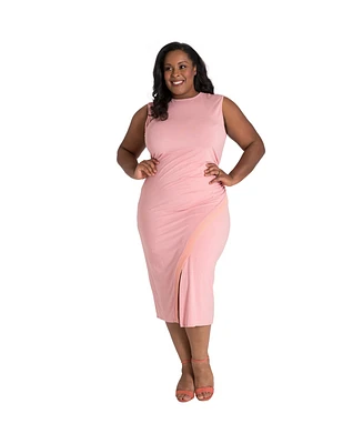 Poetic Justice Plus Stretch Knit Sheath Dress
