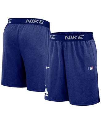 Nike Men's Royal Los Angeles Dodgers Authentic Collection Performance Knit Shorts