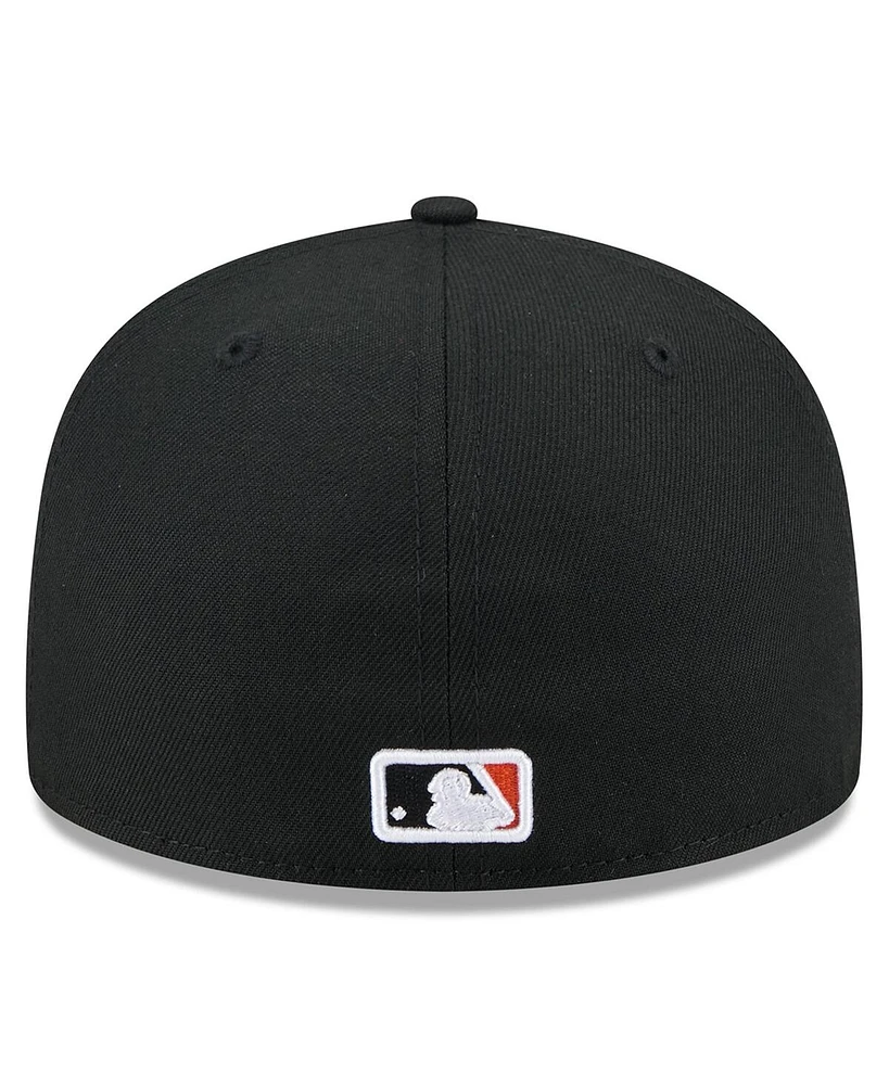 New Era Men's Black Baltimore Orioles 2025 Jackie Robinson Day 59FIFTY Fitted Hat