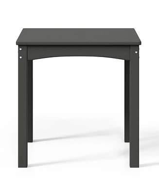 Kids 24" Wide Hdpe Plastic Childrens Square Dinner Table