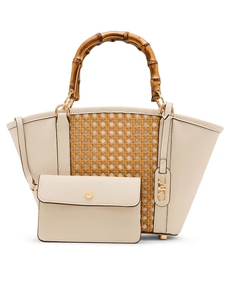 Anne Klein Caning Small Satchel Bag