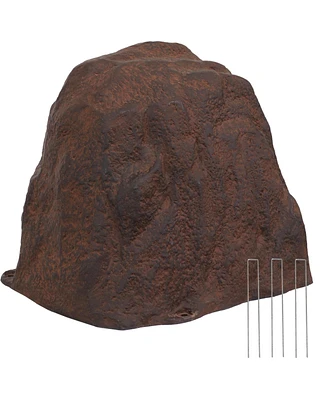 Outdoor Polyresin Landscape Rock with Stakes