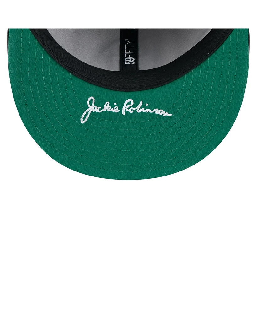 New Era Men's Black San Francisco Giants 2025 Jackie Robinson Day Retro crown 59FIFTY Unstructured Hat
