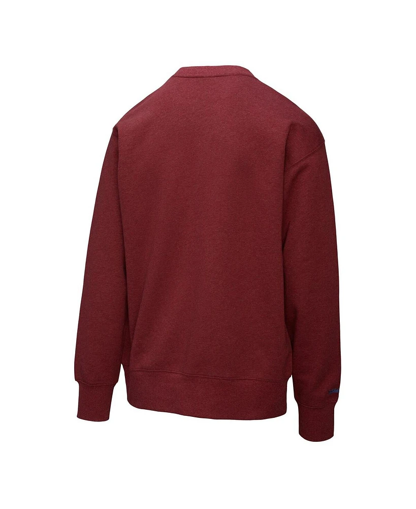 Mitchell & Ness Men's Burgundy Colorado Avalanche Playoff Win Fleece Pullover Sweatshirt