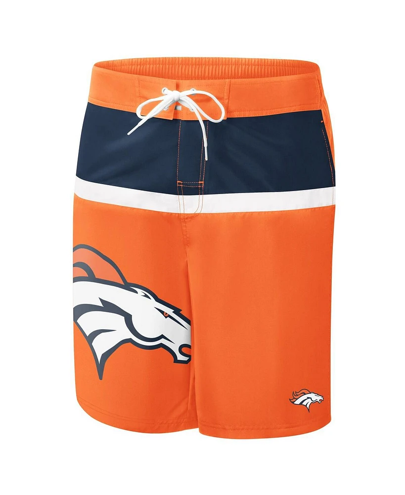 G-iii Sports by Carl Banks Men's Orange Denver Broncos Sea Wind Swim Trunks