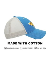 Wonder Woman Logo Women's Blue Washed Distressed Cut Fabric Unstructured Baseball Cap