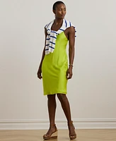 Lauren Ralph Women's Featherweight Charmeuse Slip Dress