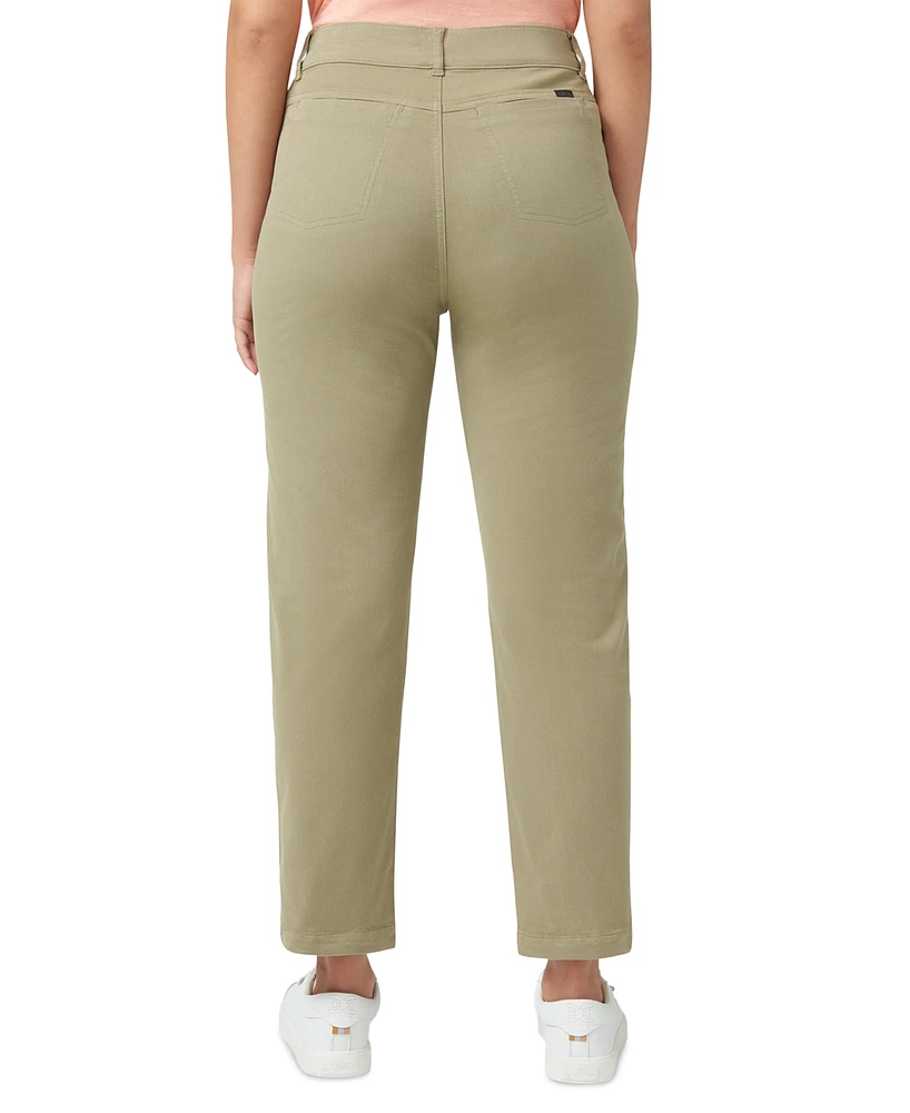 Hue Women's High-Rise Stretch Utility Skimmer Pants