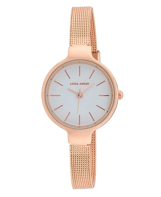 Laura Ashley Women's Quartz Rose Gold Alloy Watch