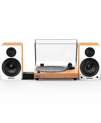 Fluance Reference RT85 High Fidelity Vinyl Turntable with PA10 Phono Preamp and Ai61 Powered 6.5" Bookshelf Speakers, Ortofon 2M Blue Cartridge,