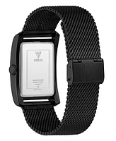 Guess Men's Analog Black Mesh Watch, 34mm