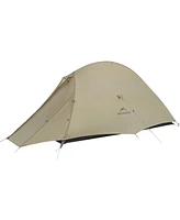 Naturehike 1 Person Tent Lightweight Backpacking Tent with Footprint - Free Standing Ultralight Camping Hiking Backpack Tents