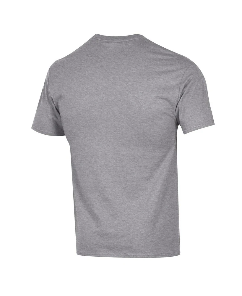 Champion Men's Heather Gray Duke Blue Devils Arch Over Logo T-Shirt