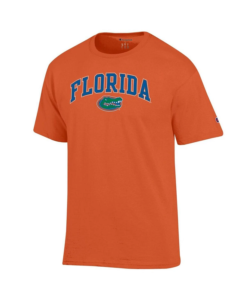 Champion Men's Orange Florida Gators Arched Logo T-Shirt