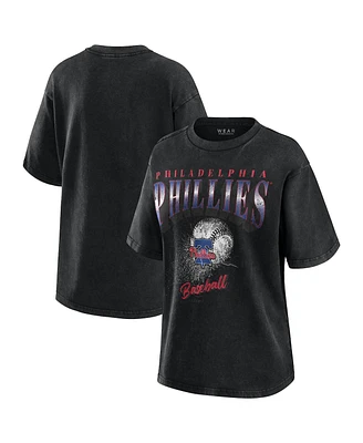 Wear by Erin Andrews Women's Charcoal Philadelphia Phillies Boyfriend T-Shirt