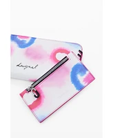Desigual Women's Medium wallet with detachable leather-effect